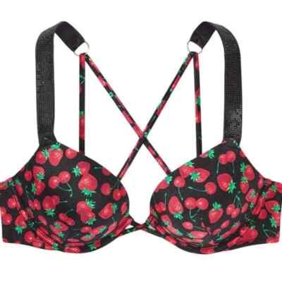 VICTORIA'S SECRET SHINE STRAP BOMBSHELL ADD 2 CUPS PUSH UP