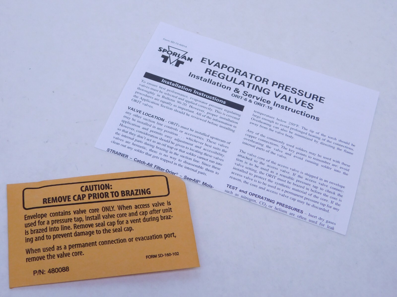 NEW! Sporlan 901100 ORIT-6-30/100 3/8" Evaporator Pressure Regulating Valve (FR)