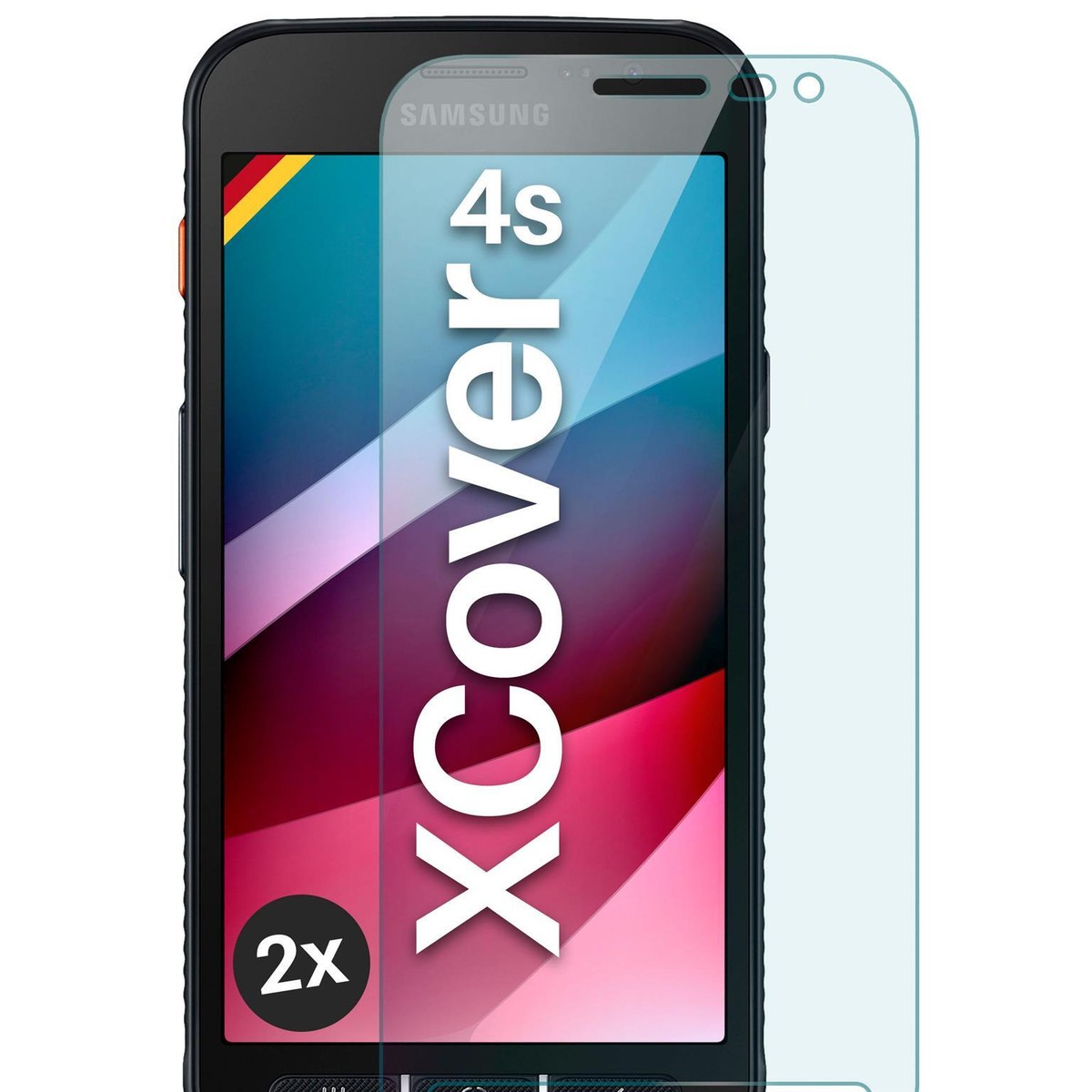 Screen Protector Smartphone Samsung Galaxy Xcover 4s Tempered - Main Image