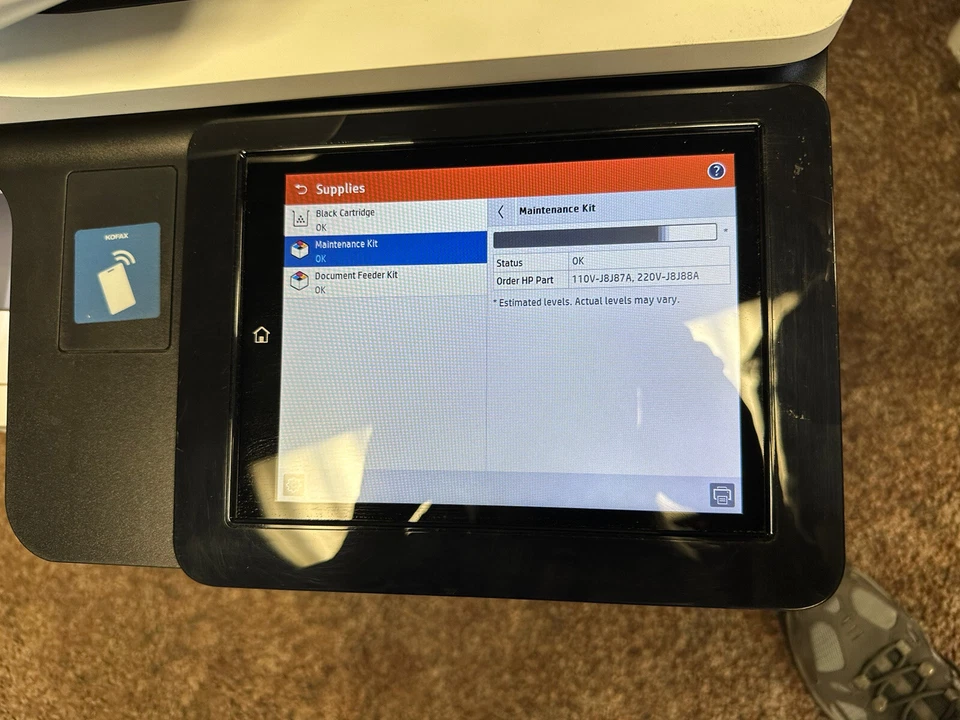 HP E62565 LaserJet Managed Flow MFP E62565h Mono A4 Printer USB Network - Image 4 of 4