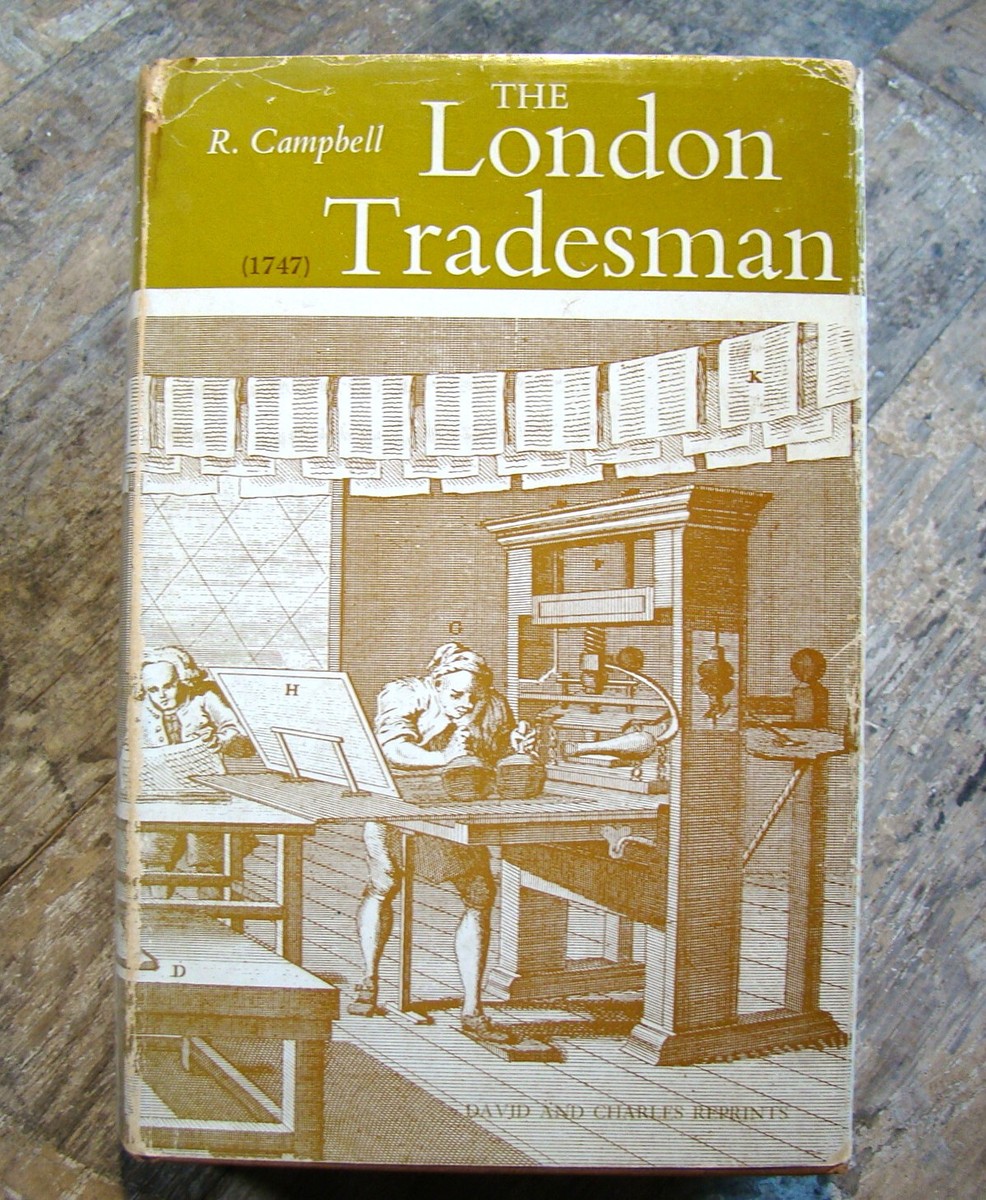 The London Tradesman ~1969 Reprint Of 1747~ Campbell Occupation