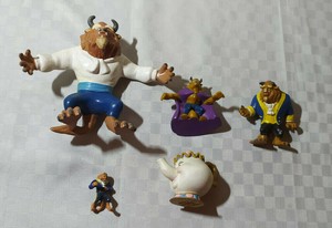 Lotto Personaggi Cartoni Animati Walt Disney La Bella E La Bestia Giocattoli Ebay