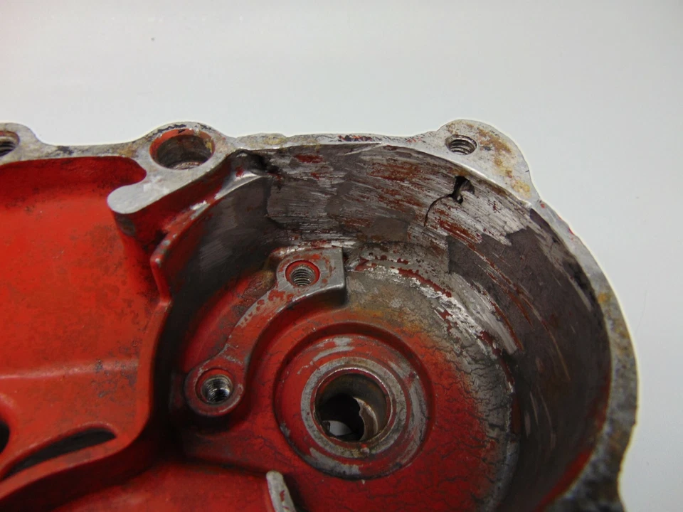 81 Honda CR450R CR 450R 1981 cárter izquierdo para reparación 112A0-KA5-000 Foto 4 de 4