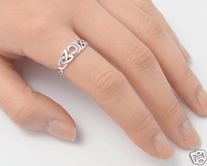 USA Seller CZ Moon Ring Sterling Silver 925 Best Price Jewelry Selectable USA Seller CZ Moon Ring Sterling Silver 925 Best Price Jewelry Selectable