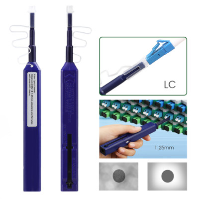 1 Pcs 1.25mm (LC/MU) One Click Fiber Optic Cleaning Pen Fiber connector cleaner