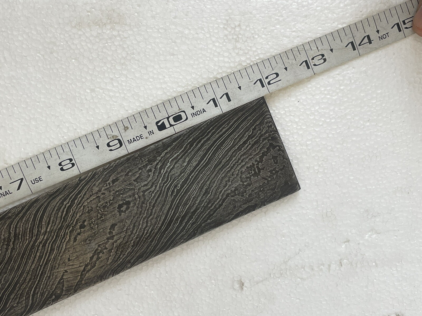 Damascus Steel Bar Knife Making Purpose Length 12” Width 2” thick 4 mm