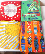 4pcs Gap Kids Boys Size XL Colorful Graphic Short Sleeve T-Shirts