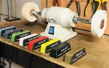 Metal Polishing Machine Bench Buffer Buffing  Polisher Gold Silver Plastic