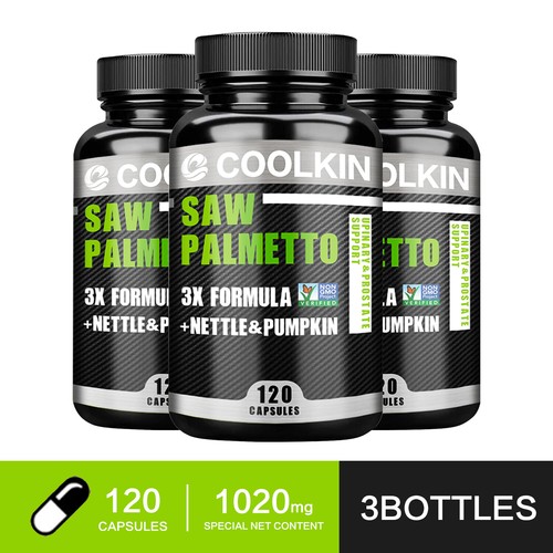 120pcs Saw Palmetto - Stinging Nettle,Prostate Health Support Supplement for Men - Picture 11 of 12
