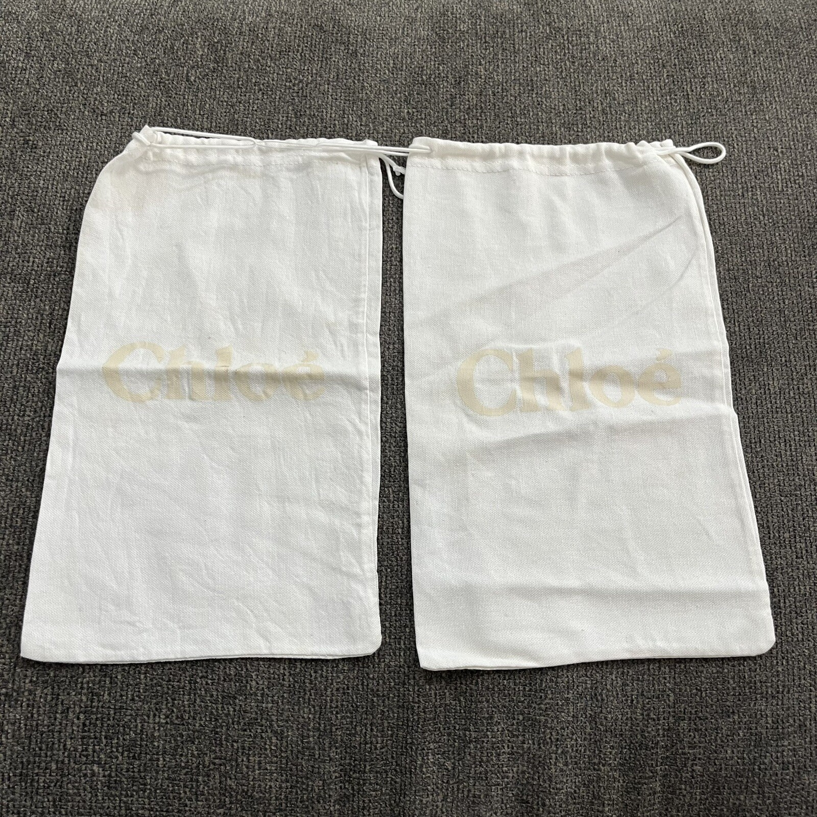 Chloe Dust Bag 2PC Rectangle Drawstring Travel Sh… - image 1