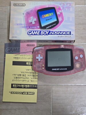 GAMEBOYAdvance ミルキーピンク Nintendo Game Boy Advance GBA Milky Pink Handheld Console