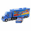 miniature 36  - Disney Pixar Cars  King Jackson McQueen Mack Truck Model Toy Kids Gift New Set