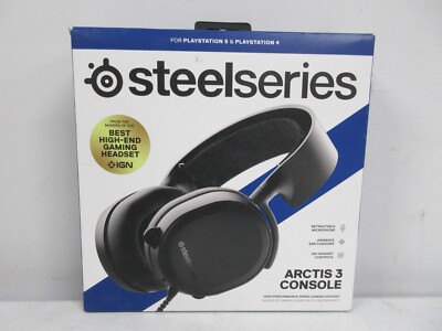 USED SteelSeries Arctis 3 Console Wired Gaming Headset for PlayStation B7 S2