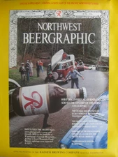 Vintage Rainier Beer magazine ad reproduction steel sign bar pub decor