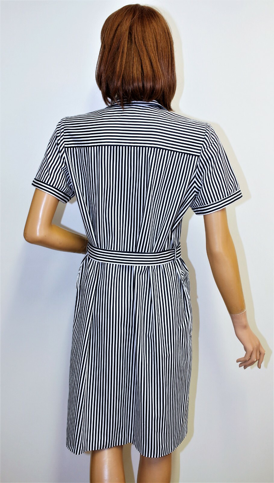 Abito vintage a righe cotone SAINT LAURENT VARIAZIONE 42FR 10US made in France