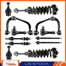 For 2005-2008 Ford F-150 4WD ONLY 12pc Complete Strut Front Sway Bar Tierod Kit