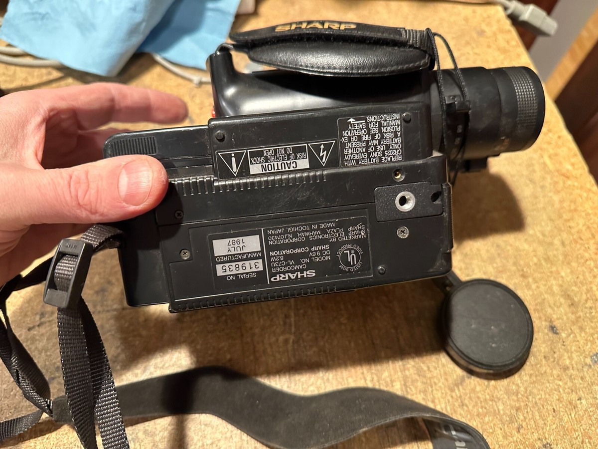 Sharp VL-C73 Vintage Camcorder w Tape | eBay