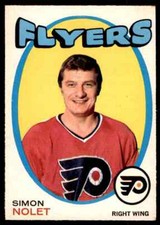 1971-72 O-PEE-CHEE SIMON NOLET EXMT PHILADELPHIA FLYERS #206 PD