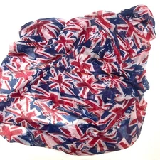 Scarf Union Jack British Flag Jubilee Scarf Wrap Beach Cover-up flags 70 x 35”