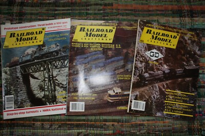 3 Stück Lot 1981 Eisenbahn Modell Handwerker Magazin September Oktober November