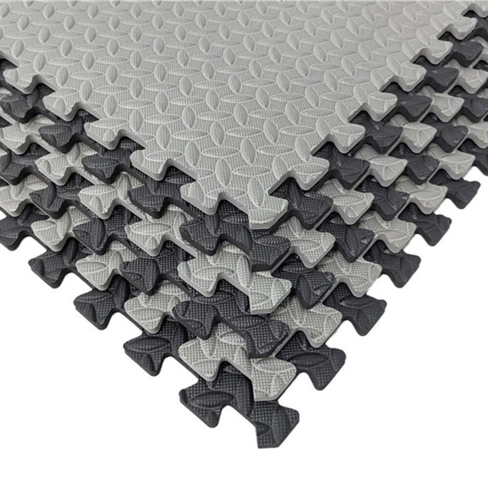 12/20pc Puzzle Exercise Mat EVA Foam Interlocking Floor Tiles GYM Home