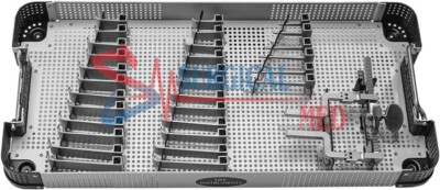 #ad #ad McCulloch Micro Discectomy Lumbar Retractor 38 PCs Set With Sterilize Box A $570.00