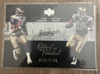 2003 UPPER DECK PROS AND PROSPECTS POWER AND POTENTIAL RAMS # PP-13  BOX 83