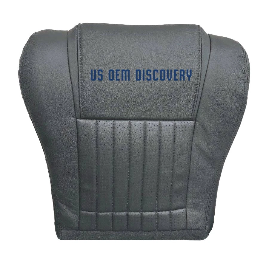 98-1999 Pontiac Firebird T-Tops Driver Side Bottom Leather Seat Cover Dark Gray - Image 3 of 4