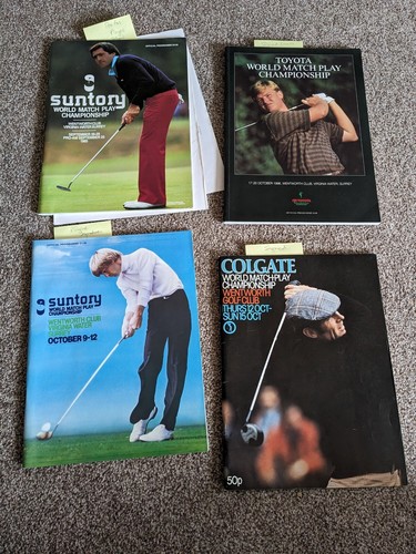 World Matchplay autographs- Ernie Els, Gary Player, Greg Norman , Sandy Lyle etc - 第 1/10 張圖片