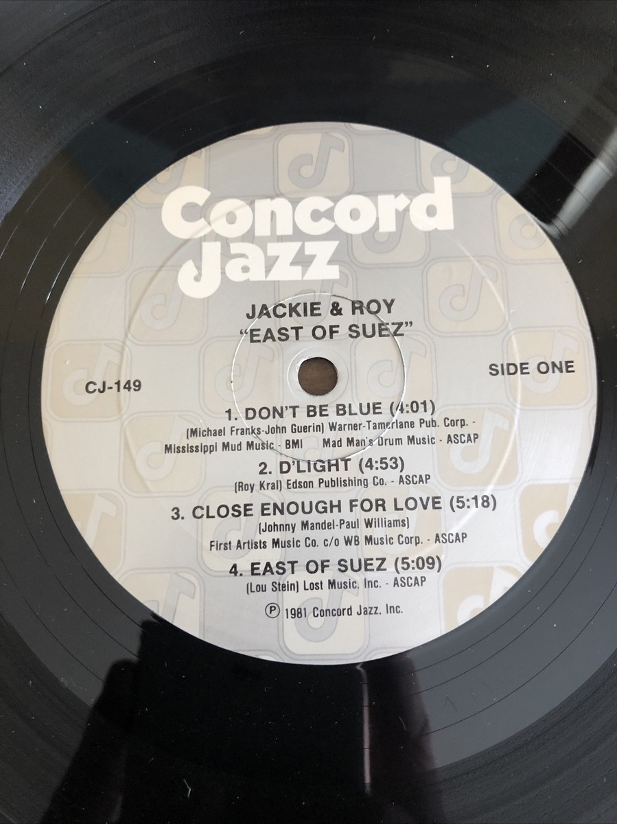 Cain, Jackie & Roy Kral East OF Suez Concord Jazz CJ 149 | eBay Cain, Jackie & Roy Kral East OF Suez Concord Jazz CJ 149 | eBay