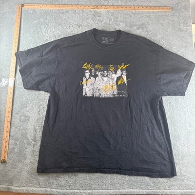 Mens Black Magic Johnson Mike Tyson Graphic T-Shirt 3X Retro Pop Culture Tee