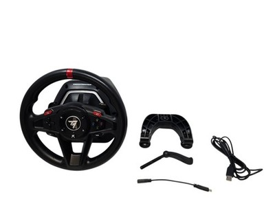 ThrustmasterT128 WHEEL+USB ADAPTER+CORDS+CLIPS+XboxSeriesX/S+XboxOne NO PWR CORD