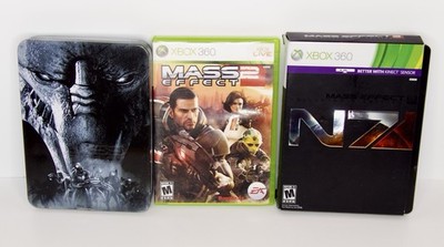 Xbox 360 Mass Effect Bundle Collector s Edition Complete Microsoft CIB 1 2 & 3