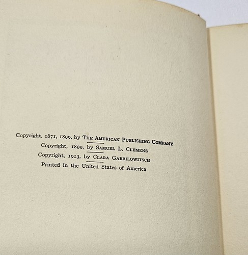 Mark Twain Roughing It Band VIII 1899 Antikes Buch - Bild 10 von 13