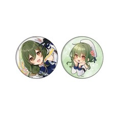 Nagi 01 Piece  Mini Character Official Illustration Tin Badge Set of 2