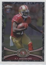 2012 Topps Chrome Military Refractor 95/499 AJ Jenkins #156 6p0