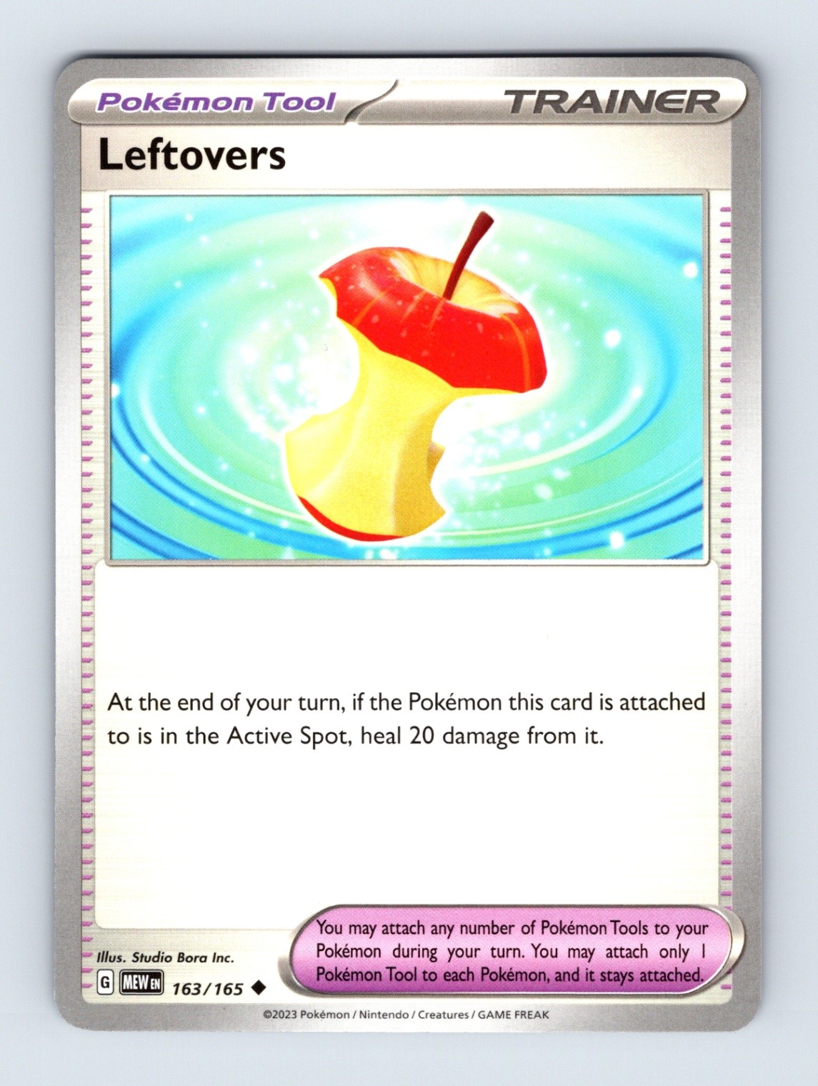 Leftovers - Scarlet & Violet 151 163/165 - Uncommon - NM - Pokémon