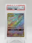 RESHIRAM & CHARIZARD GX 2019 POKEMON UNBROKEN BONDS SECRET RARE PSA 9 Q0895