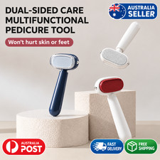 Foot Callus Remover Double Sided Stainless Steel Rasp Scraper Hard Dead Skin