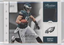 2012 Playoff Prestige Gamers Materials Prime Brent Celek #62 0f8