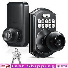 Keypad Door Lock W/ Knob Auto Lock Waterproof 20 User Codes Easy Install