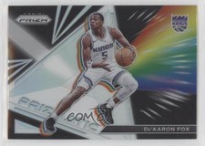 2021-22 Panini Prizm Prizmatic Silver Prizm De'Aaron Fox #24 00ht