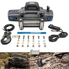 Superwinch Sx10 10000 Lb Winch 12v 85 Steel Wire Rope Remote Stainles Fairlead