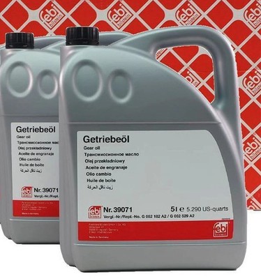 10x LiTer Kit FEBI ATF Oil (PDK) DCTF DUAL CLUTCH Transmission Fluid For PORSCHE