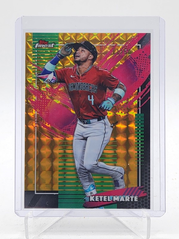 KETEL MARTE 2026 TOPPS FINEST RARE GOLD GEOMETRIC /50 #202 DIAMONDBACKS Q6230