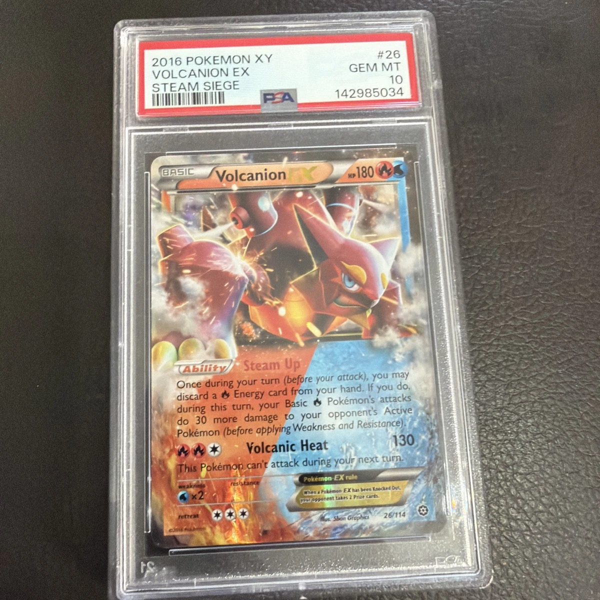 Pokémon TCG Professional Sports Authenticator (PSA) Steam Siege