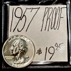 1957 Washington Silver Proof Quarter! ENN Coins