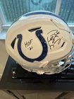Peyton Manning Signed Indianapolis Colts Football Helmet HOF '21 Fanatics