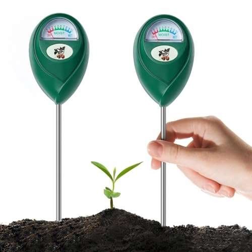 Soil Moisture Meter, 2Pack Accurate Soil Tester Ground  Assorted colors