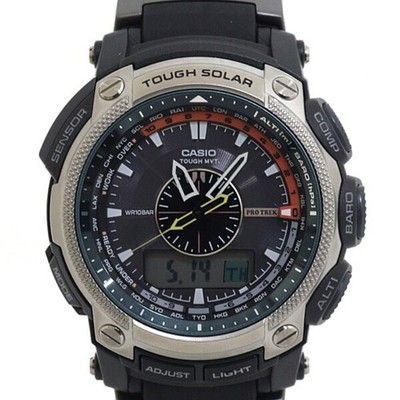 Casio PRO TREK PRW-5000-1ER Herren Solar Sportuhr Edelstahl aus Japan